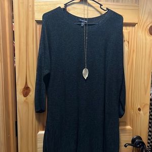 Eileen Fisher Stretchy grey long Shirt